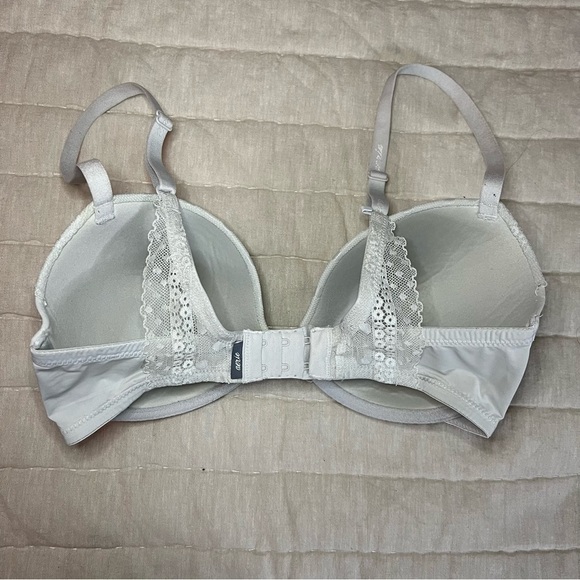 Aerie Grey Lace Trimmed Underwire Push Up Bra Size 32DDD - Picture 8 of 15